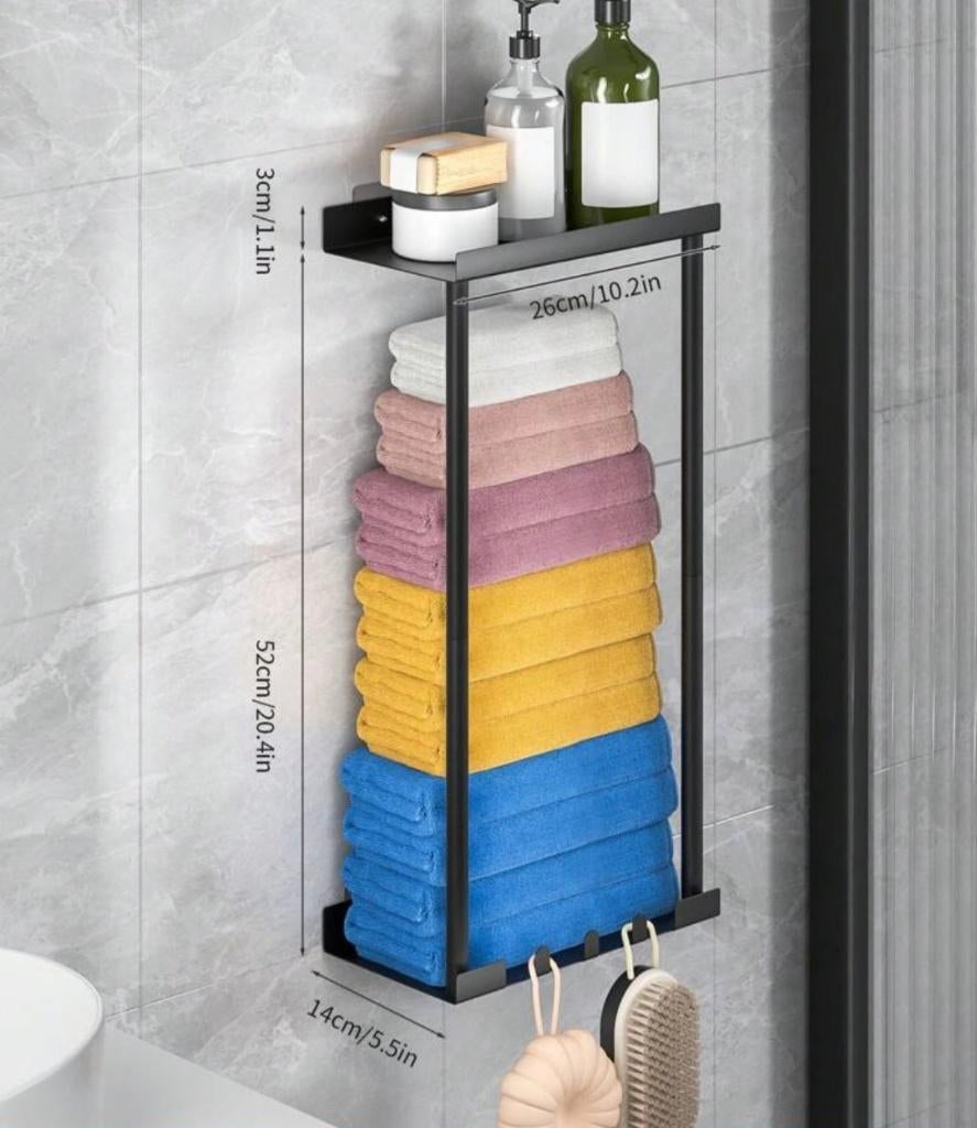 Handdoeken rek badkamer, Minder dan 50 cm, Overige typen, Nieuw, Ophalen of Verzenden