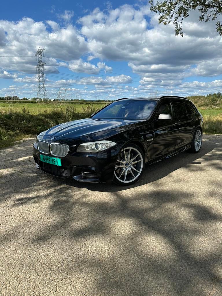 ✅ BMW F11 M550d Touring Individual|360View|XDrive|HUD|Alarm, Automaat, Euro 5, Beige, 2993 cc
