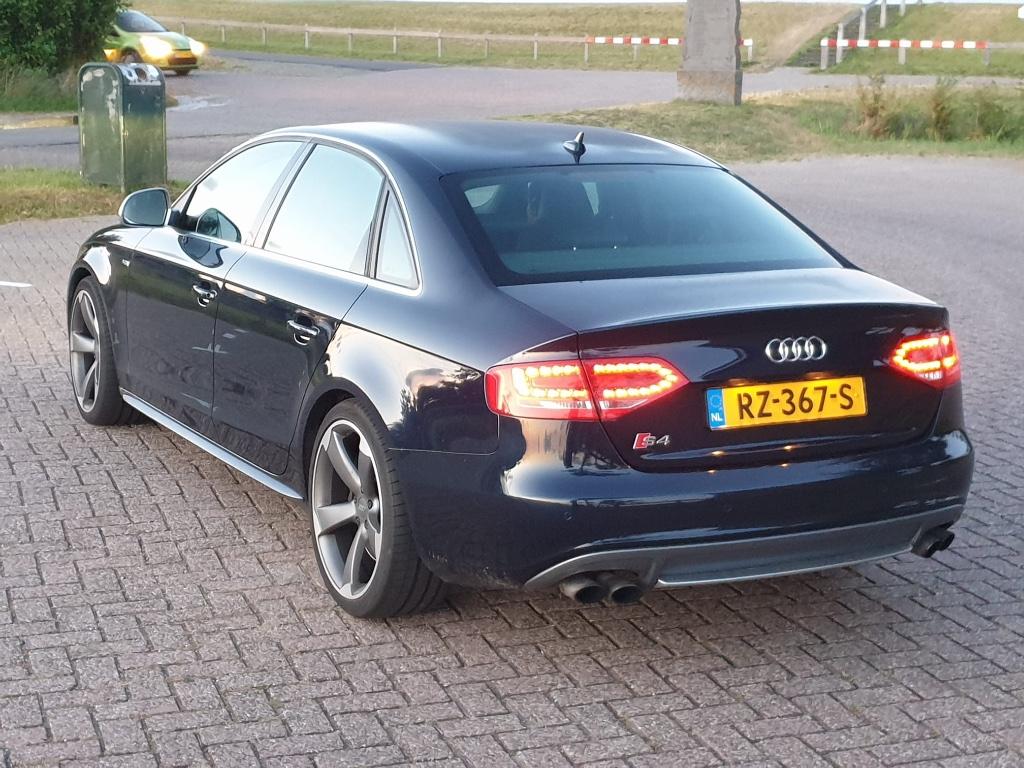 Audi S4 3.0 Tfsi Quattro 245KW 2009 Blauw, Auto's, Zwart, 2995 cc, Blauw, Leder en Stof