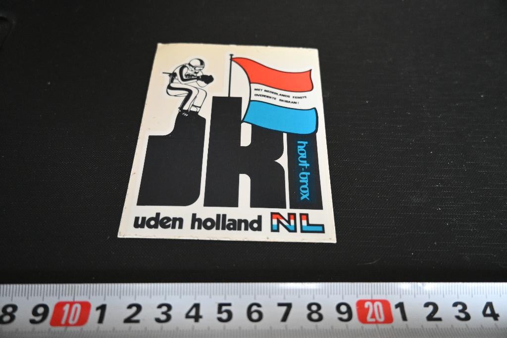 stickers Transparant Uden Holland SKI  Hout-Brox, Ophalen, Zo goed als nieuw