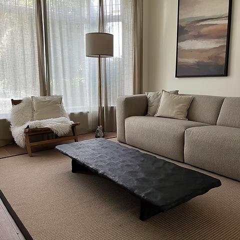 Massief eiken salontafel | Senufo | Japandi | Scandi | Naga, Huis en Inrichting, Tafels | Salontafels, Nieuw, 50 tot 100 cm, 150 tot 200 cm