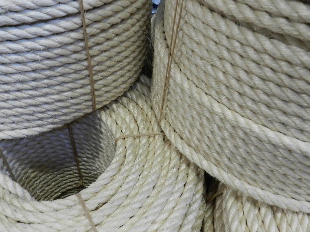 TOUW SISAL 10mm rollen a 220mtr., Ophalen, Nieuw, Lijn of Blok