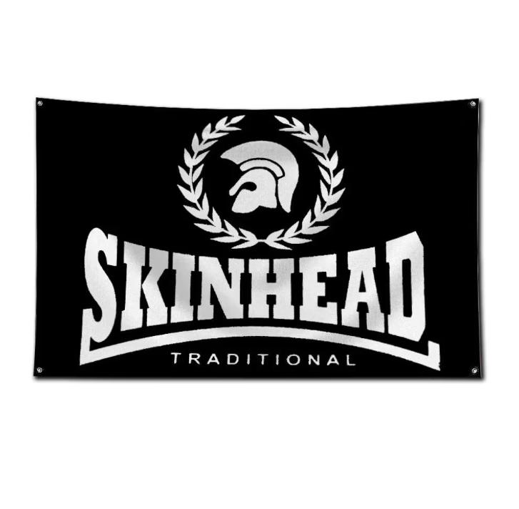 Grote vlaggen Skinhead (150x90cm), Ophalen of Verzenden, Nieuw