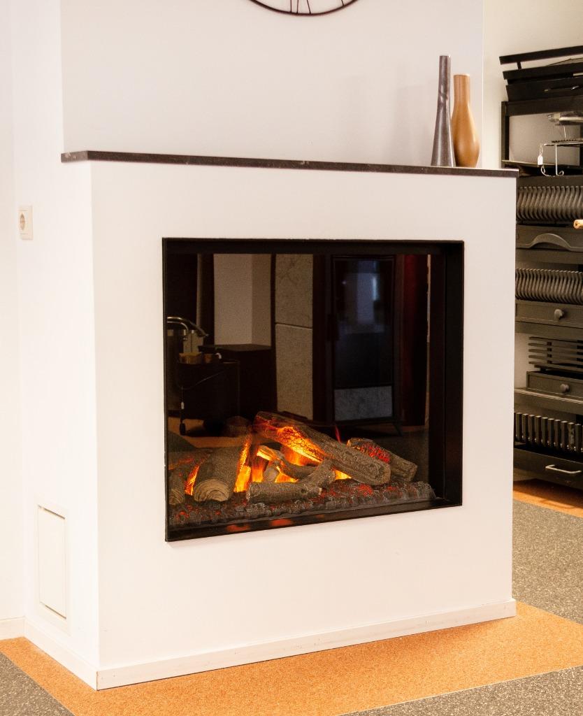 Faber e-MatriX 800/650 I elektrische inbouwhaard, Huis en Inrichting, Haarden, Zo goed als nieuw, Elektrische haard, Ophalen