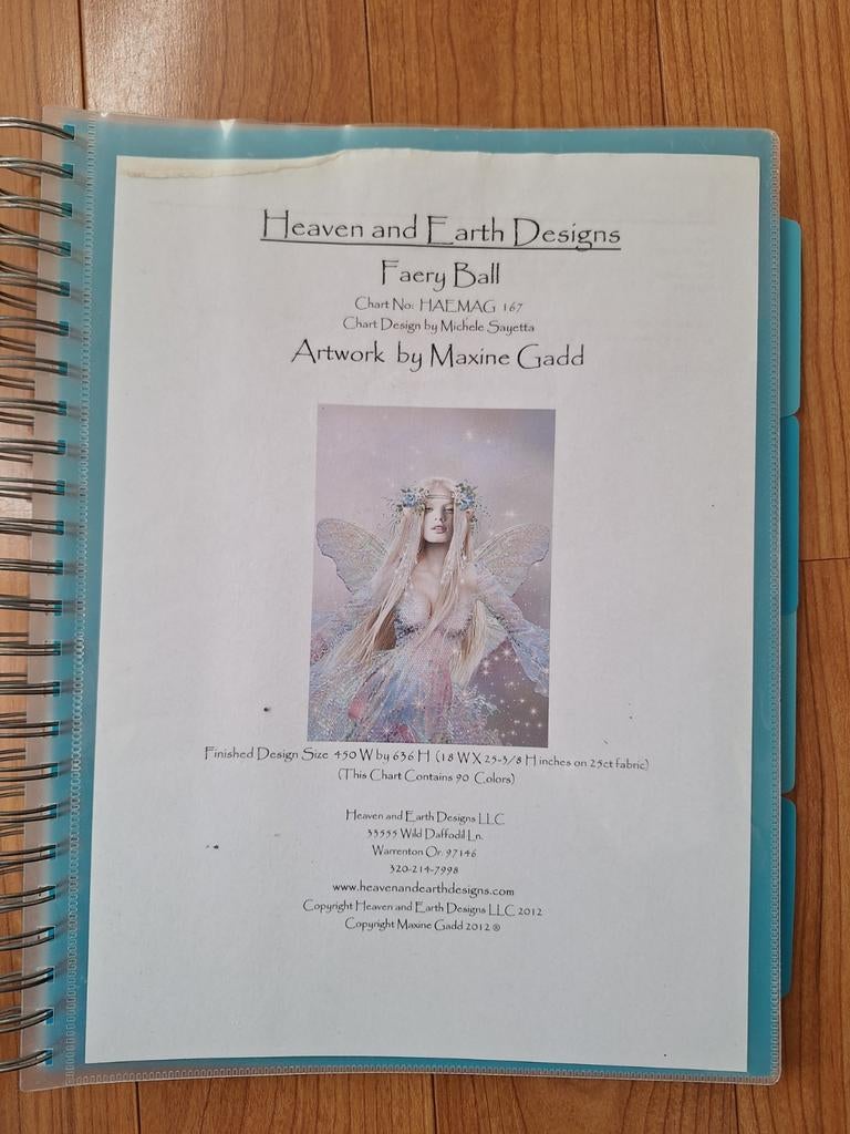 Borduurpatroon Heaven and Earth Designs, Hobby en Vrije tijd, Ophalen of Verzenden, Zo goed als nieuw, Handborduren, Patroon