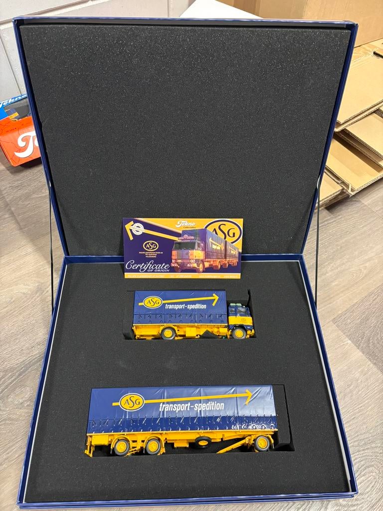 Tekno ASG Volvo f88, Ophalen of Verzenden, Zo goed als nieuw, Bus of Vrachtwagen, Tekno