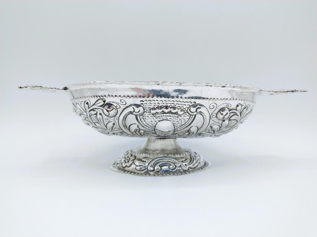 Friese brandewijnkom, 18 / 19e eeuws, Antiek en Kunst, Verzenden, Zilver
