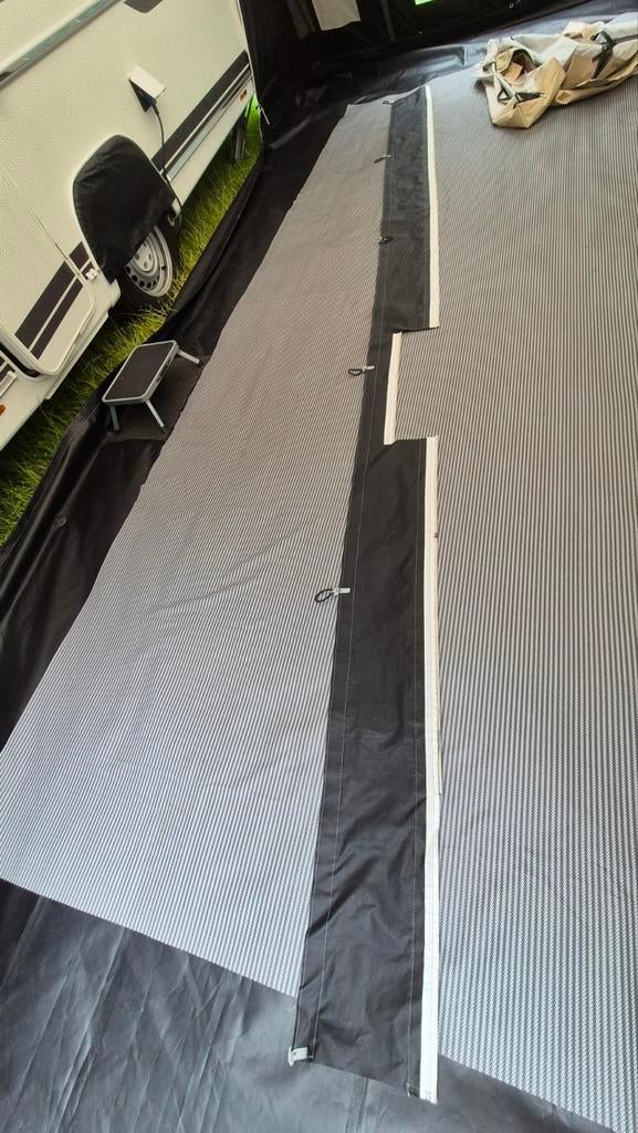 Fendt tochtstrook en wielflap tbv Unico voortent/ grondzeil, Caravans en Kamperen, Caravan accessoires, Ophalen, Zo goed als nieuw