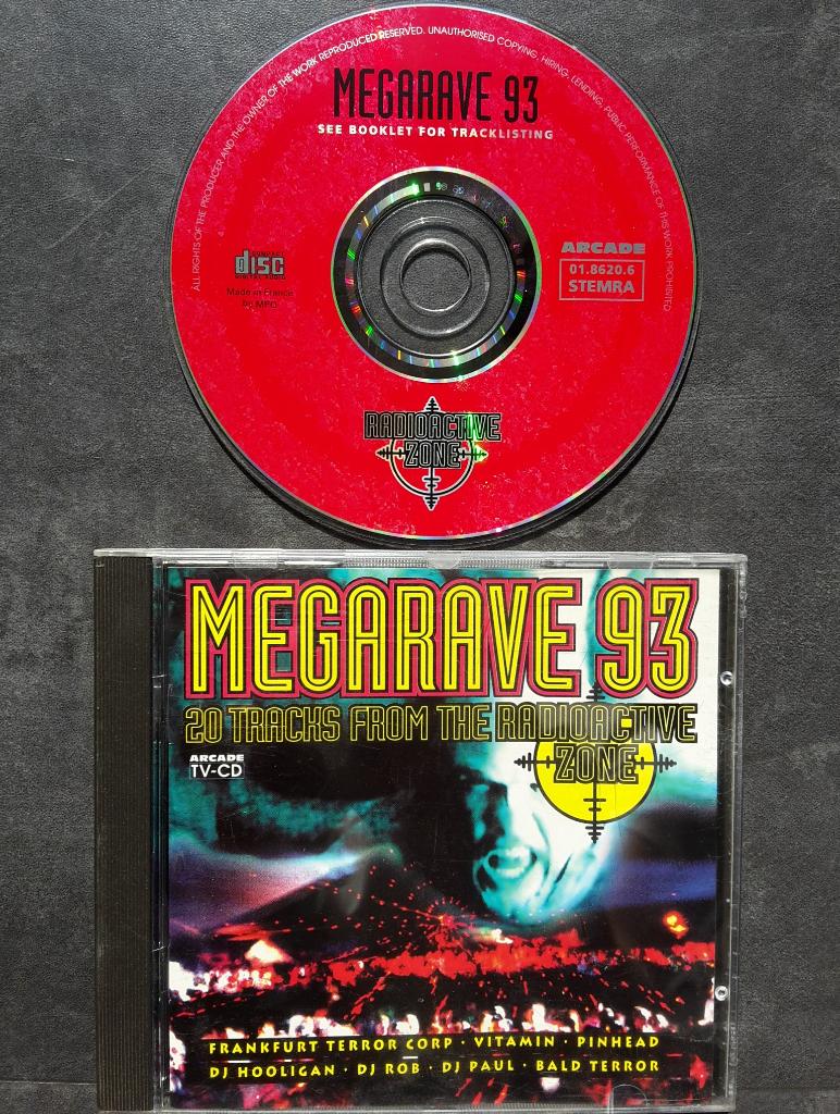 CD - Megarave 93 - Oldchool Hardcore Thunderdome 1993, Ophalen of Verzenden, Zo goed als nieuw, Overige genres