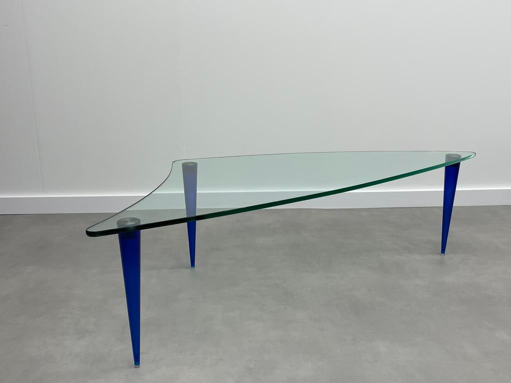 Salontafel Lobachevsky van Isao Hosoe voor Tonelli, Ophalen, Zo goed als nieuw, Glas of Kopje
