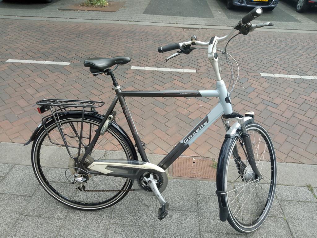 Gazelle Medeo Plus h61 herenfiets /tourfiets, Ophalen, Gebruikt, Versnellingen, 61 tot 65 cm
