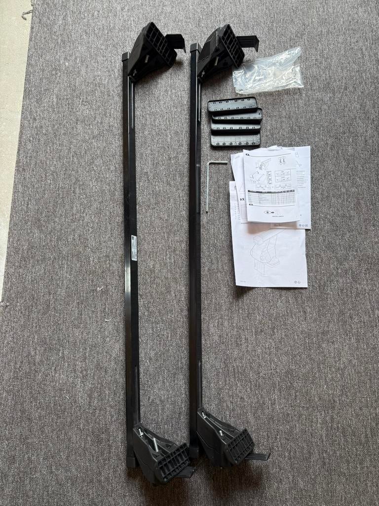 Universele dakdragers Perfect fit/Menabo, Auto diversen, Dakdragers, Ophalen, Zo goed als nieuw