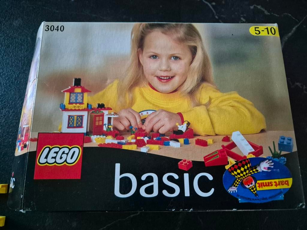 Vintage Lego Basic 3040 - Complete Set, Ophalen, Gebruikt, Complete set, Lego