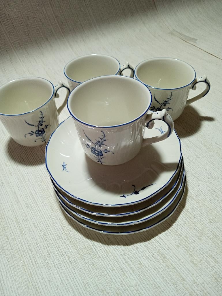 Theekopjes Villeroy en Boch Vieux Luxembourg, Nieuw, Ophalen of Verzenden, Overige stijlen, Kop(pen) en/of Schotel(s)