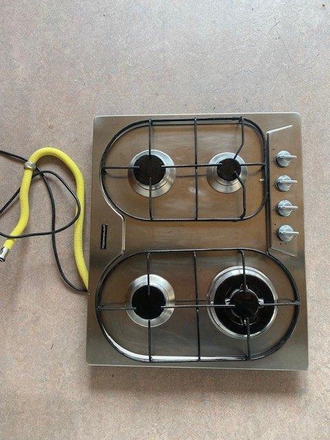 Inbouw gaskookplaat, Witgoed en Apparatuur, Kookplaten, Ophalen, Gebruikt, 4 kookzones, Inbouw