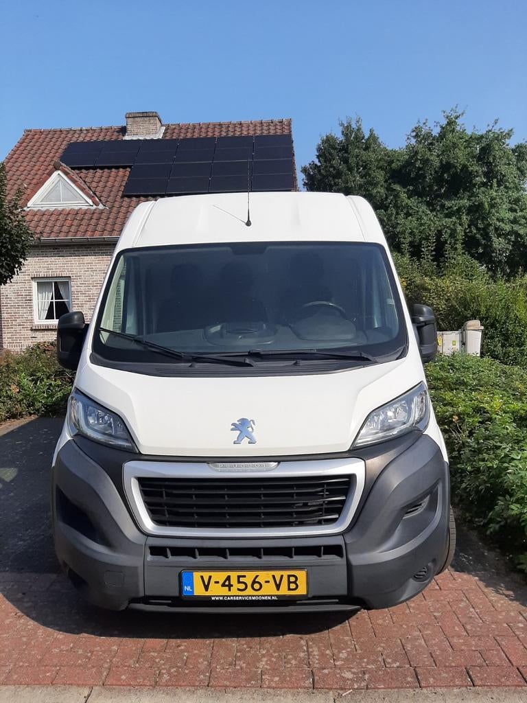 Peugeot Boxer GB 333 L3h2 Bluehdi 130PK 2019, Zwart, 4 cilinders, Wit, Origineel Nederlands