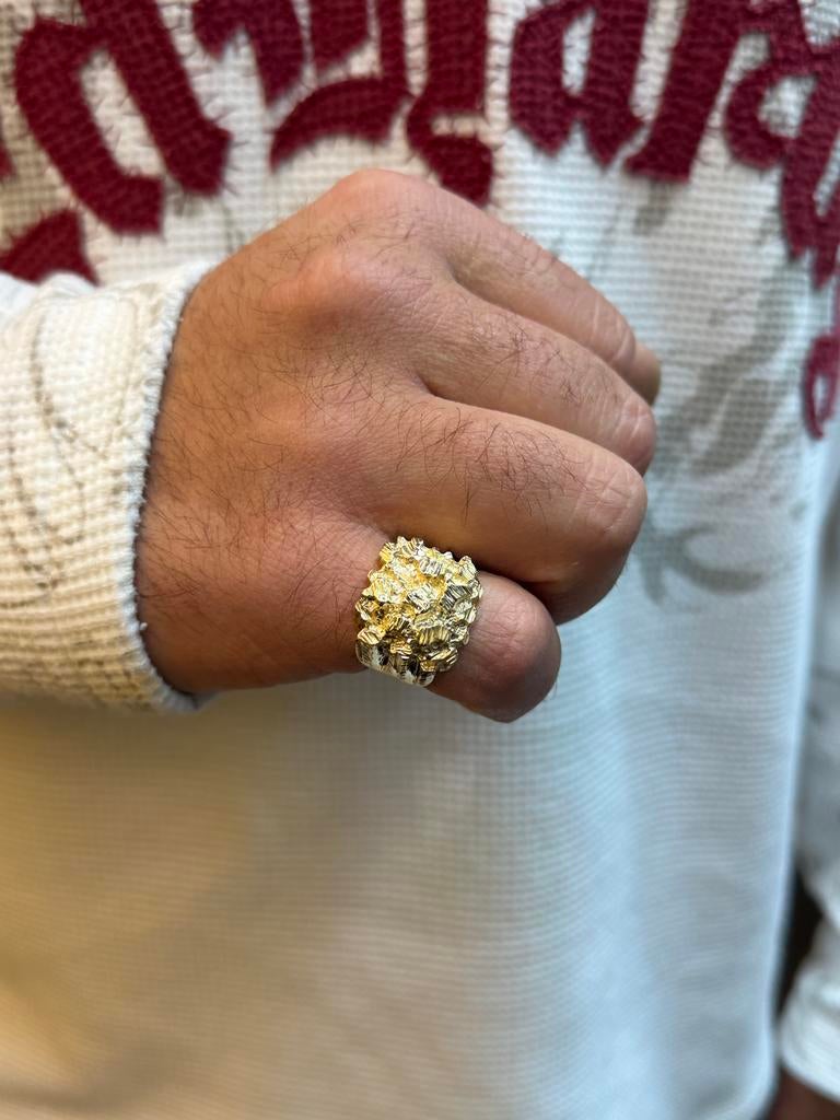 14KT Goud - 11.93 Gram - Ring - Piet Piet - Herenring, Ophalen, Zo goed als nieuw, 20 of groter, Goud