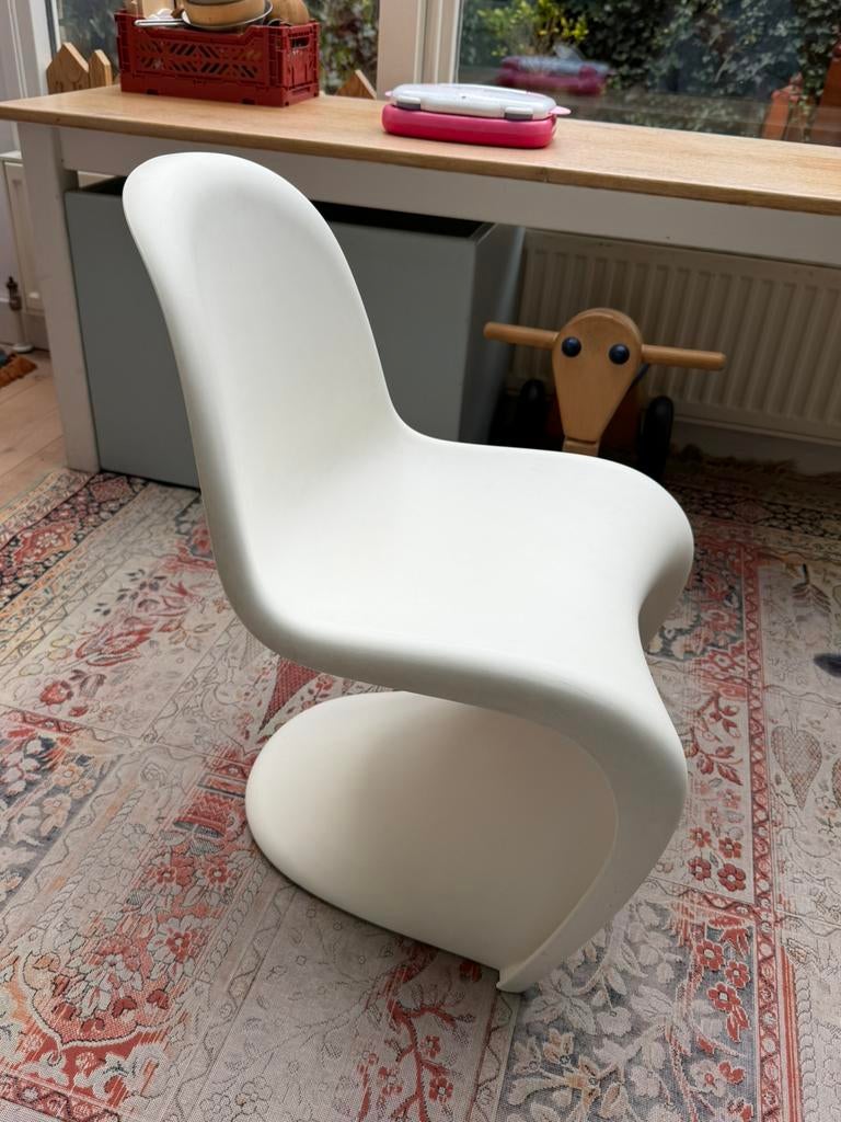 Vitra Verner Panton Junior Wit Kinderstoel  Kinder Stoel, Ophalen, Zo goed als nieuw