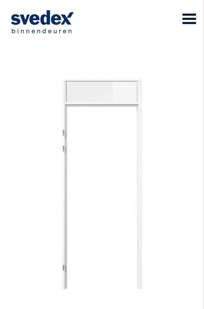 Svedex Stalen Montagekozijnen 93x231,5cm - Nieuw!, Ophalen, 80 tot 100 cm, 215 cm of meer, Binnendeur