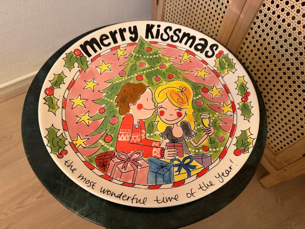 Blond Amsterdam kerst schaal, Huis en Inrichting, Keuken | Servies, Zo goed als nieuw, Schaal of Schalen, Blond Amsterdam, Aardewerk