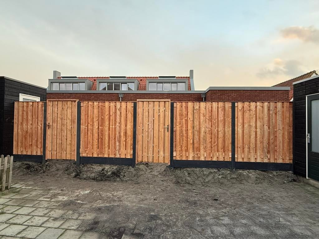 Geïmpregneerd Redwood schutting vanaf €110,- pm incl montage, 1 tot 2 meter, 6 meter of meer, Nieuw, Ophalen of Verzenden