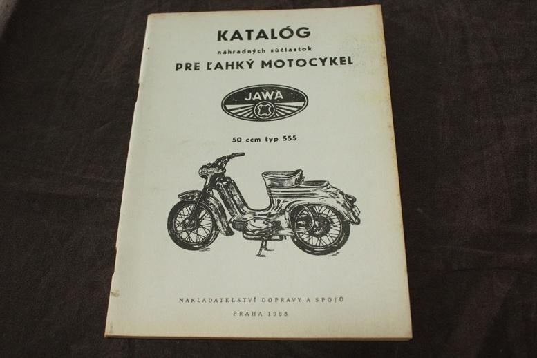 JAWA 50cc Typ 555 1968 onderdelen boekje, Ophalen of Verzenden, Zo goed als nieuw