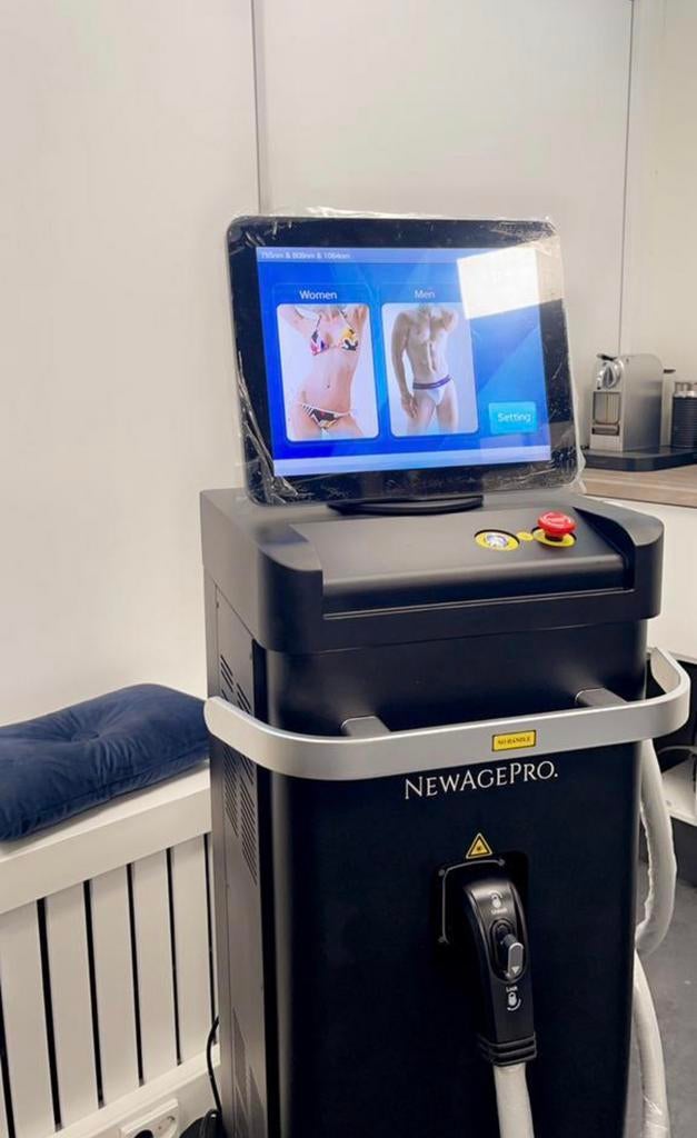 V.a €249,- p/m lease Diode ICE QUATTROWAVE laser NewAgePro., Ophalen of Verzenden, Nieuw, Overige typen