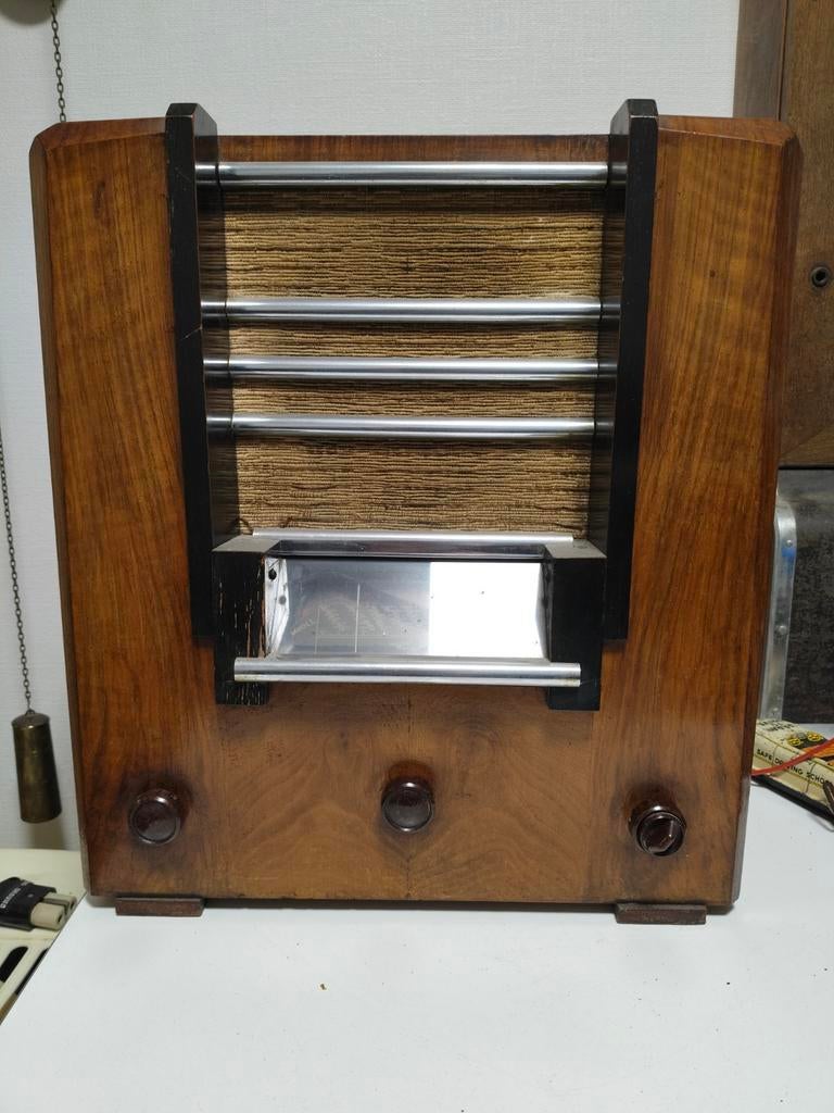 Oude Radio L.L. uit de jaren 30, Antiek en Kunst, Ophalen of Verzenden