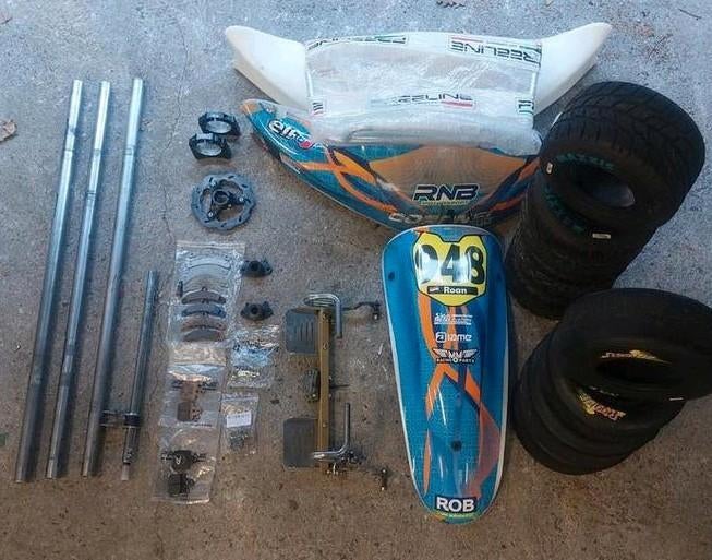 Mini kart Le Clerc/Birel Onderdelen. Pedaal inkortset OTK, Sport en Fitness, Karting, Ophalen of Verzenden, Gebruikt, Kart