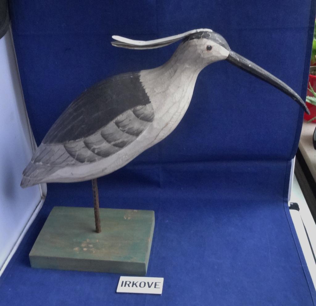 HOUTEN DECORATIE VOGEL * Met Kuif *, Verzenden