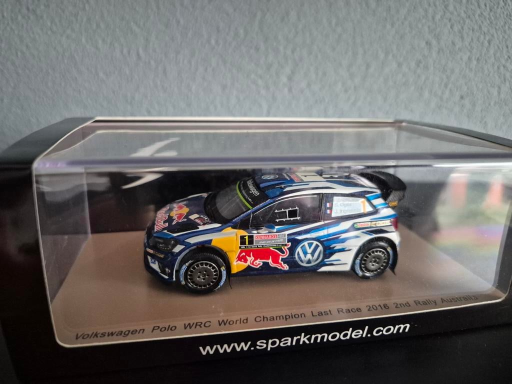 Volkswagen Polo WRC Modelauto - Zo goed als nieuw!, Ophalen of Verzenden