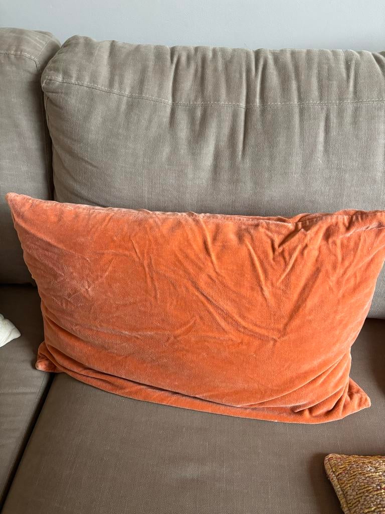 Imbarro Kussen - Oranje, Ophalen of Verzenden, Zo goed als nieuw, Oranje, Rechthoekig