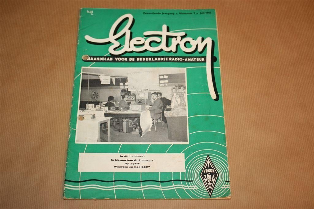 Electron. 17e jrg. nr. 7 - 1962, Ophalen of Verzenden, Gelezen, Bouwkunde