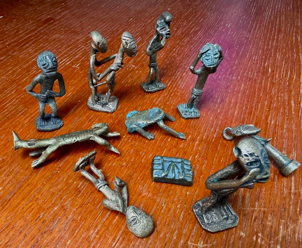 Goudgewichten brons Ashanti, Antiek en Kunst, Ophalen of Verzenden