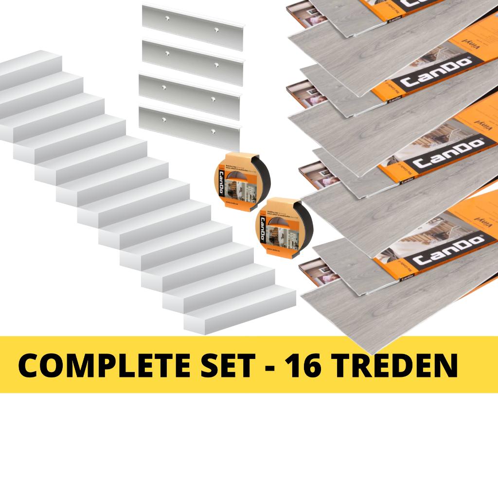 PVC traprenovatie COMPLETE SET vanaf €145,00 GOEDKOOPSTE, Ophalen, Nieuw, Trap, Minder dan 2 meter