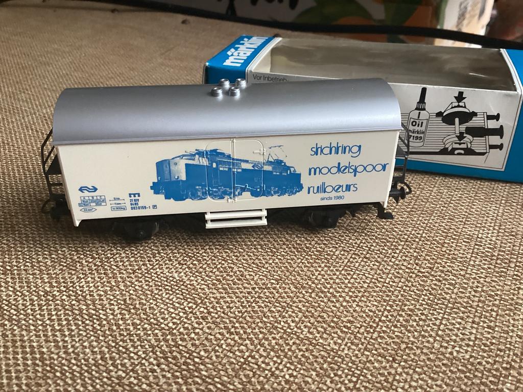 Märklin stichting modelspoor ruilbeurs verzamelaarswagen nie, Wisselstroom, Ophalen of Verzenden, Märklin, Nieuw