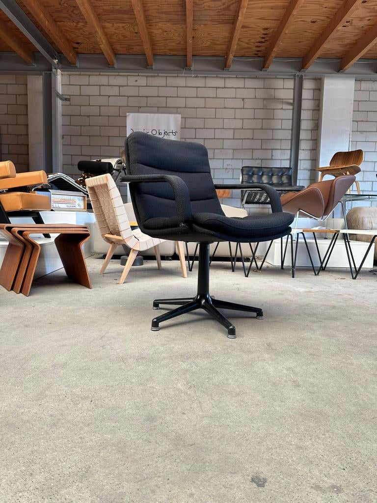Artifort Channel chair by Geoffrey Harcourt, Ophalen, Gebruikt, Minder dan 75 cm, Vintage