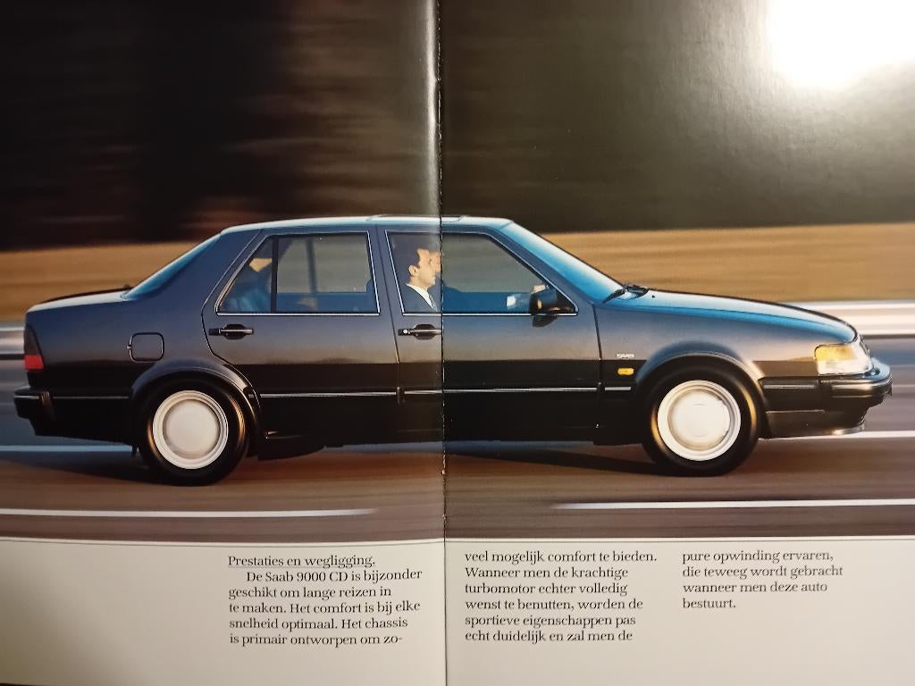Brochure Saab 9000 CD, Boeken, Auto's | Folders en Tijdschriften, Zo goed als nieuw, Overige merken, Ophalen of Verzenden