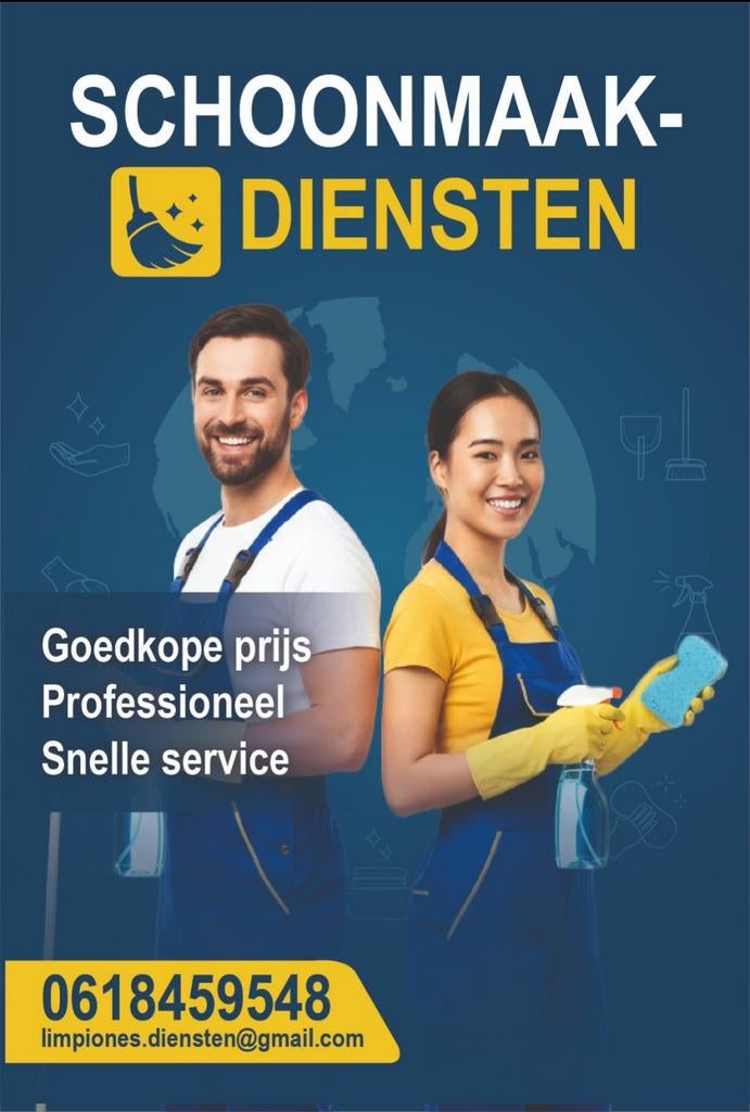 Professionele schoonmaakdiensten – Betrouwbaar, flexibel, Vanaf 10 jaar, Overige vormen