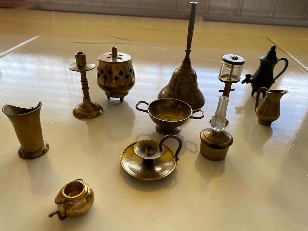 koperen miniaturen, Antiek en Kunst, Antiek | Koper en Brons, Ophalen of Verzenden, Koper