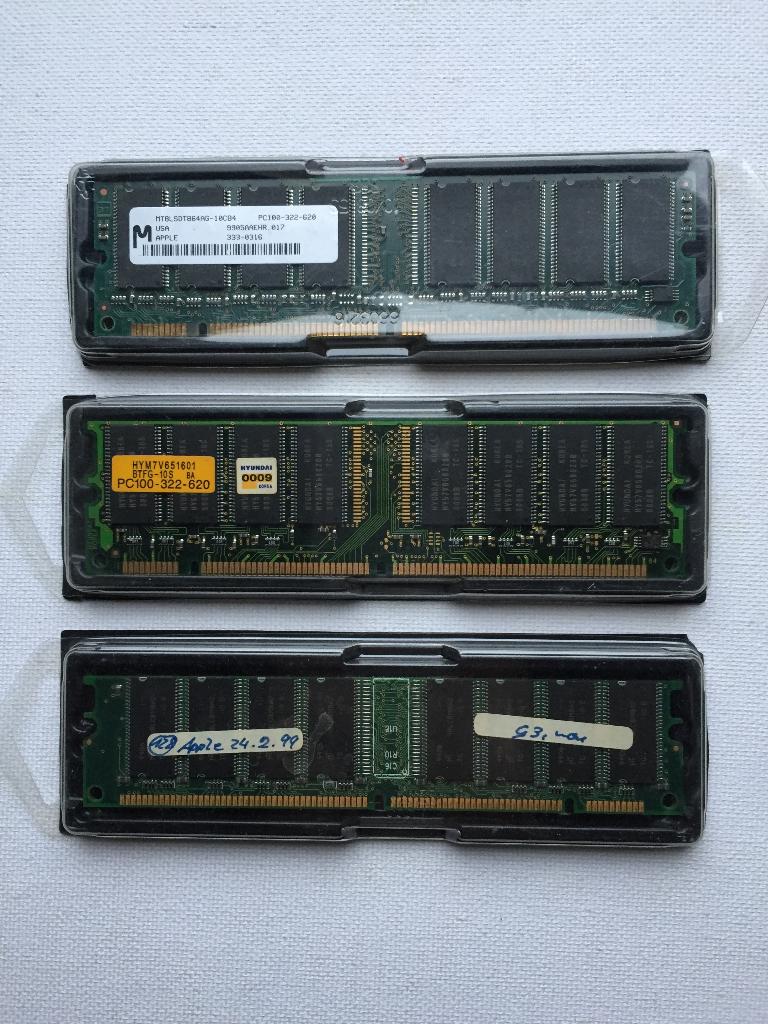 SDRAM-geheugenmodules Apple Macintosh G3 Hyundai 64MB RAM, Computers en Software, RAM geheugen, Verzenden, Gebruikt, Overige soorten