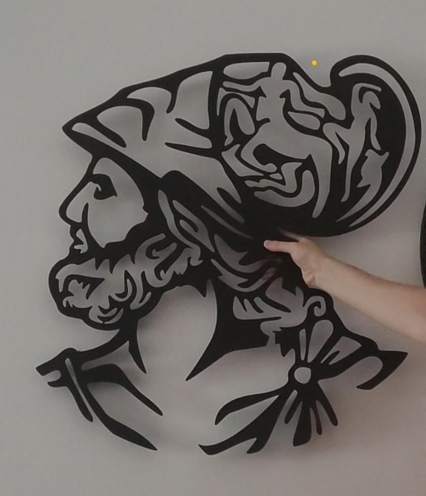 Ajax logo van hout, wanddecoratie [80 x 86 cm], Ophalen, Nieuw
