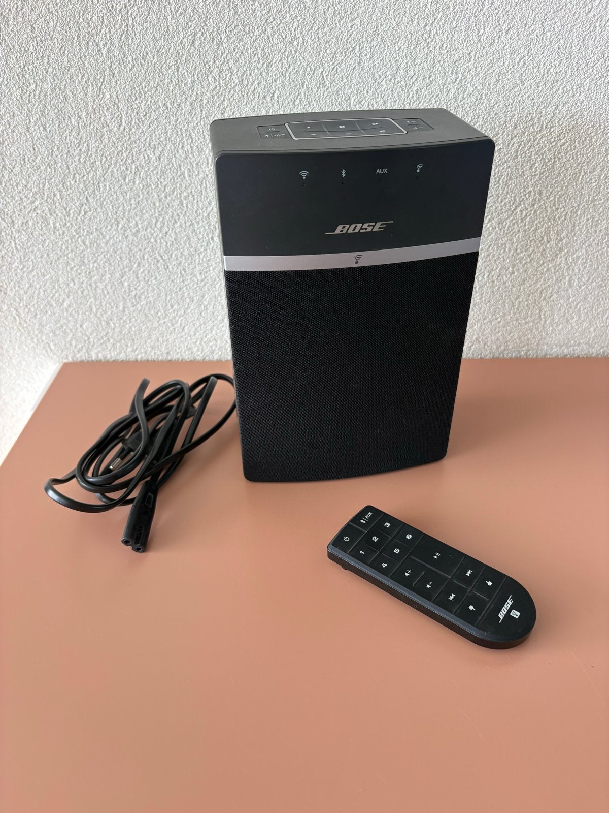 Bose SoundTouch 10 - Compacte Wi-Fi en Bluetooth Speaker, Slimme speaker, Gebruikt, Ophalen of Verzenden, Afstandsbediening