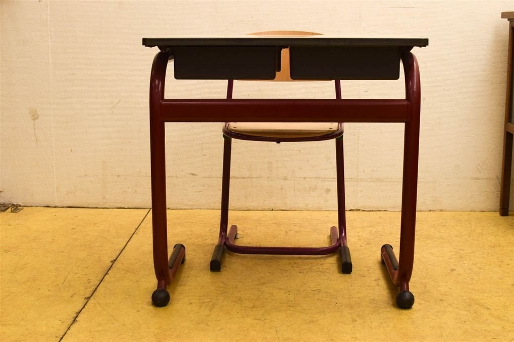 Schoolbankje met stoeltje 44512