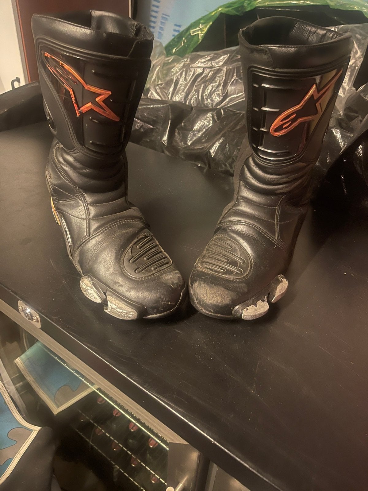 Alpinestar motor laarzen maat 44, Motoren, Ophalen of Verzenden, Tweedehands, Laarzen
