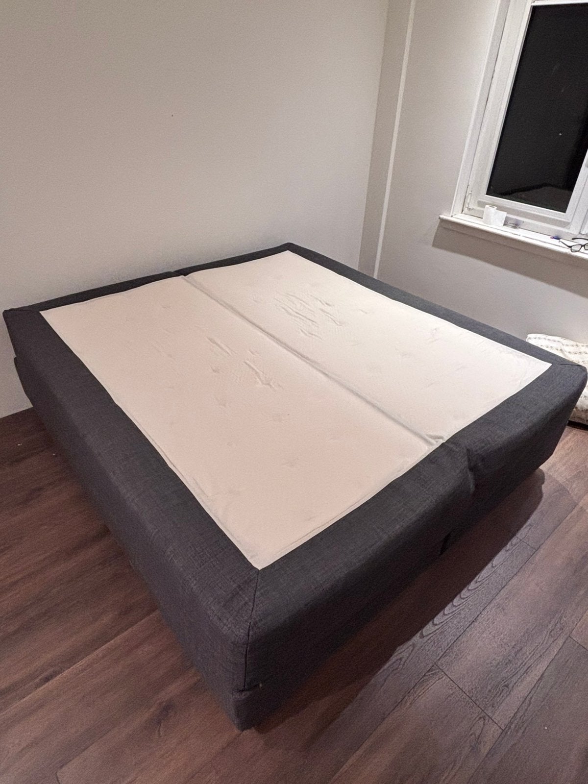 Boxspring bed, Ophalen, Tweepersoons, Zo goed als nieuw, 180 cm