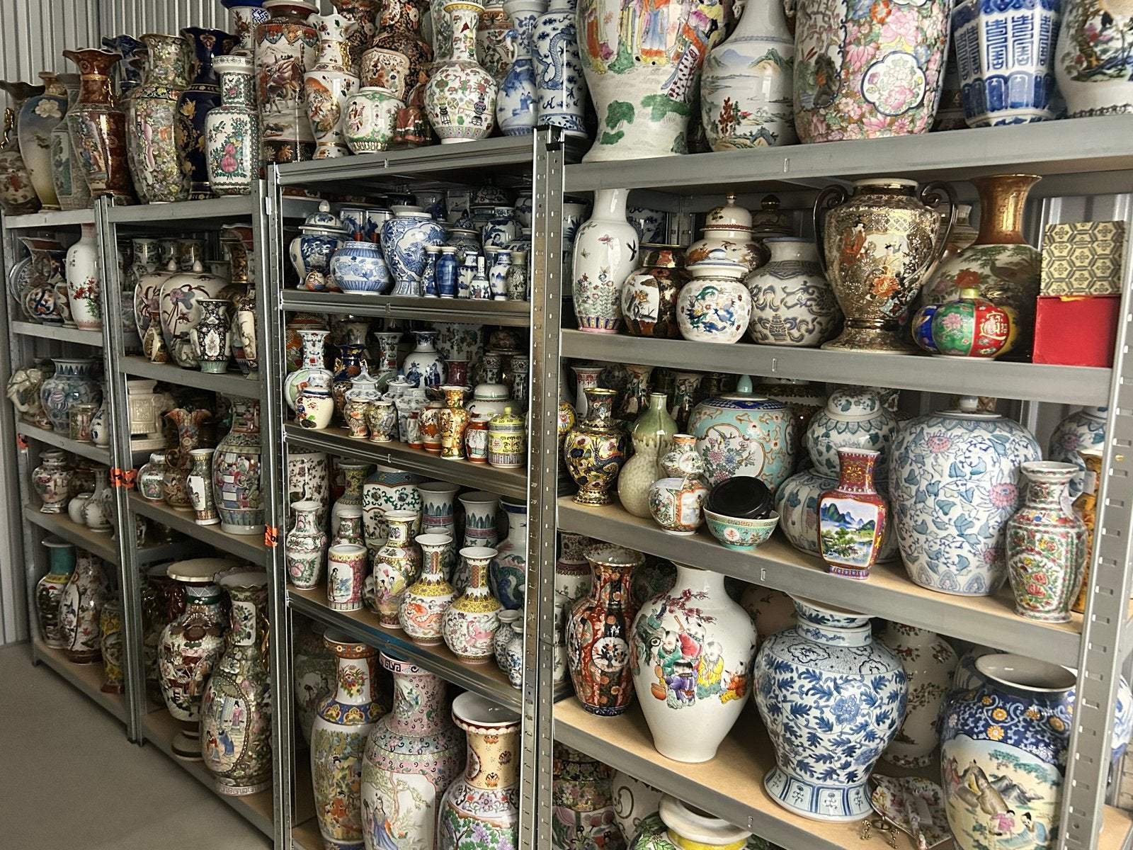 Grote collectie Chinese vazen en potten per stuk te koop, Ophalen of Verzenden