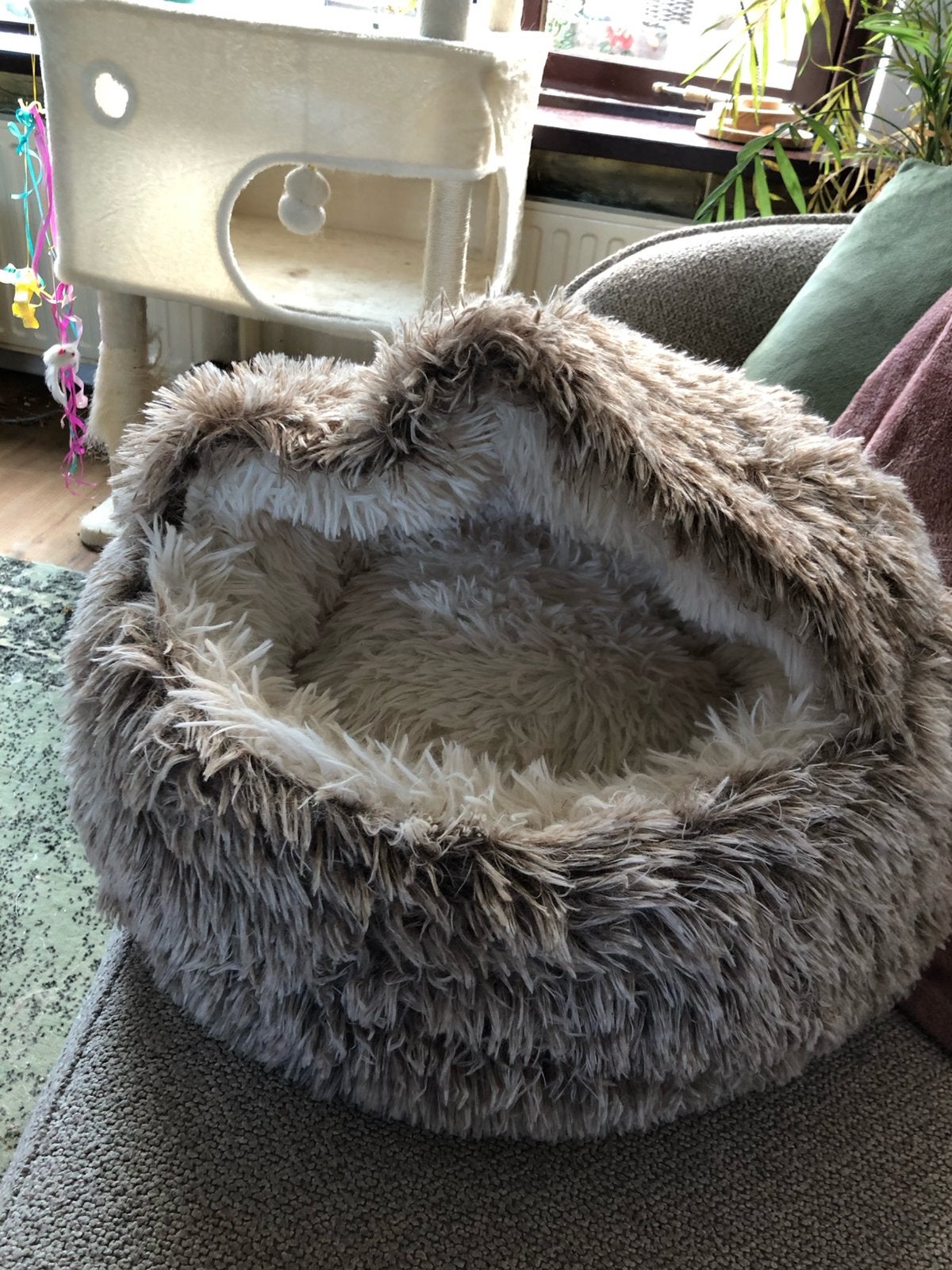 Kattenmandje, Ophalen of Verzenden, Zo goed als nieuw, Pluche