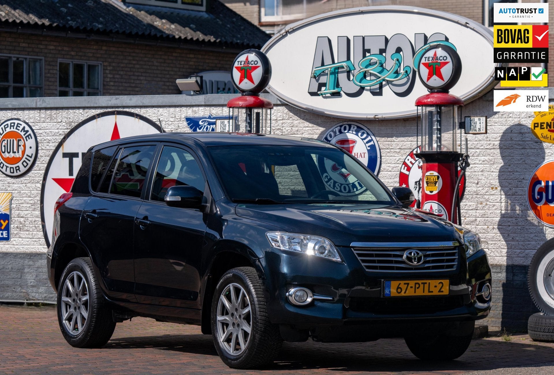 Toyota RAV4 2.0 VVTi Executive Business Automaat 1e Eig. +NA, Auto's, Gebruikt, 4 cilinders, Blauw, Origineel Nederlands