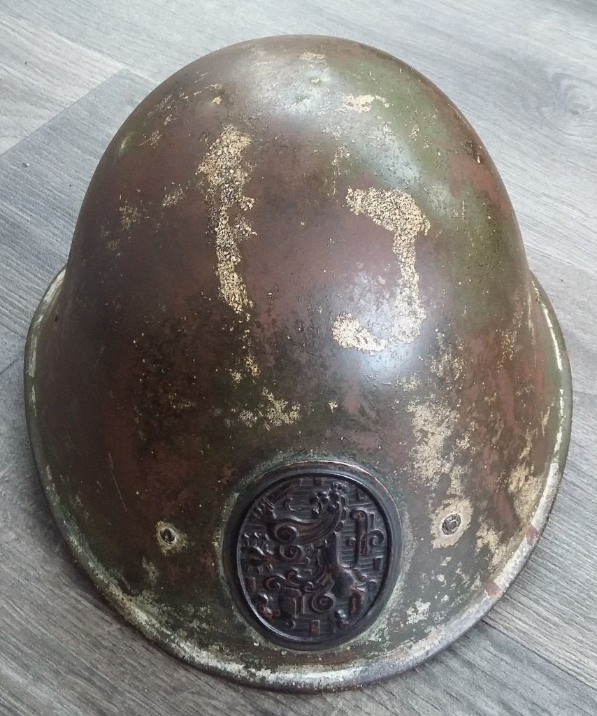 Jaren 30 Nederlandse Militair Soldaat WO2 Oorlog Helm M27, Nvt., Ophalen of Verzenden, Nederland, Landmacht